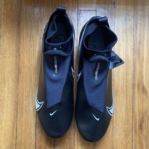 Size 13.5 Nike Vapor Edge Pro 360 Black Detachable Football Cleats CZ5574-001
